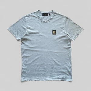 Belstaff Men’s Blue Cotton Basic Logo T-Shirt – Size L - Picture 1 of 12