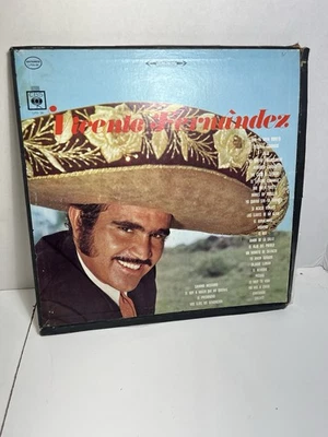 VICENTE FERNANDEZ Box Set 3 Vinyl, Used Please Read - Image 1 of 4