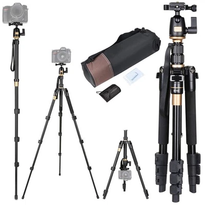 60" Professional Aluminium Tripod Monopod w/ Ball Head Travel for DSLR Camera - Image 1 of 4