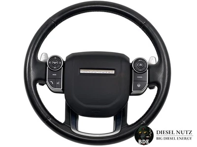 14-22 LAND RANGE ROVER SPORT L494 STEERING WHEEL LEATHER HEATED W/MULTIFUNCTION - Image 1 of 4