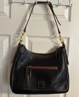 Nuevo con etiquetas Hobo/Crossbody Dooney & Bourke Florentino Grande Convertible-Azul Marino Foto 1 de 4