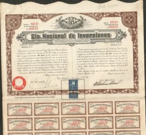 Cia Nacional de INVERSIONES (MEXIQUE) (W) - Foto 1 di 1