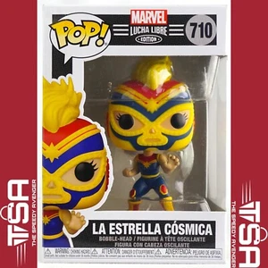 Funko Pop! Marvel Lucha Libre LA ESTRELLA COSMICA #710 Capitana Marvel 2020 - Imagen 1 de 9