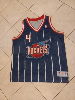 Camiseta De Colección Houston Rockets Charles Barkley Auténtica Talla 52 *Rara Foto 1 de 4