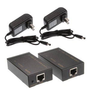 60M HD 1080P 3D HDMI Network Extender Over Single Cable Cat5e Cat6 Ethernet RJ45 - Picture 1 of 6