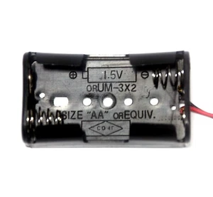 5pc Battery Holder Cassette BH321-1A AA R6P UM-3 1.5Vx2 Wire Lead COMF - Picture 1 of 9