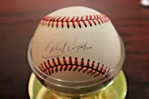 Cal Ripken Sr. Jr. and Billy Ripken Signed MLB Baseball JSA Authentication - Picture 1 of 3