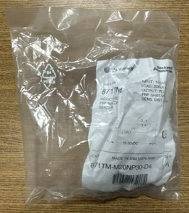 Sensor de proximidad inductivo Allen Bradley 871TM-M20NP30-D4 871TM 10-30VDC *NUEVO* - Imagen 1 de 5