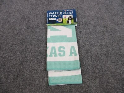 Полотенце для гольфа Texas A&M Aggies зеленое белое вафельное для колледжа винкрафт - Изображение 1 из 4
