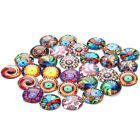 Round Mosaic Tiles Vintage Cabochons Jewelry Cabochons Mosaic Supplies