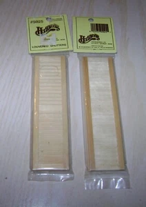 Houseworks Wooden Dollhouse Louvered Shutters 2 Sets Of 2 New In Packages - Picture 1 of 2