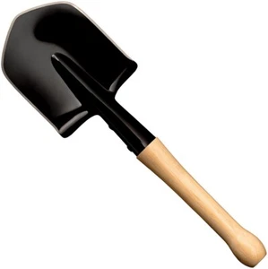 Cold Steel Special Forces Shovel 20.5" Black Carbon Steel Sharpened Hickory 92SF - Picture 1 of 2