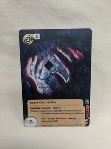 Android Netrunner Black Orchestra Organized Play Promo Card - Picture 1 of 2