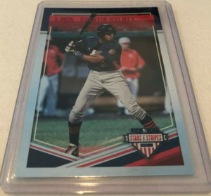 2018 Panini Stars & Stripes Baseball Quentin Holmes Longevity Ruby #89 #d 249