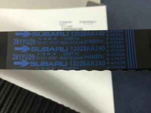 Genuine Timing Belt Cambelt Subaru Impreza 2.0 Turbo WRX STI EJ20 92+ 13028AA240 - Picture 1 of 1