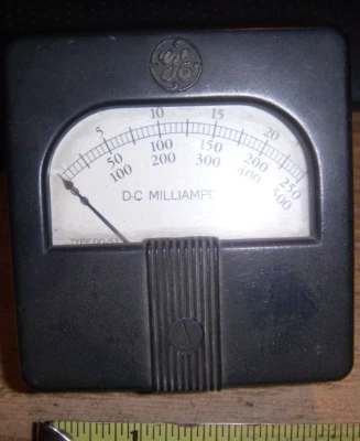 GE DC MILIAMERES 0 A 250 / 0/100 A 500/0 A 25 - Imagem 1 de 2