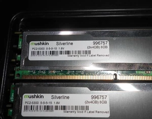 Mushkin Enhanced Silverline 4 GB (1 x 4 GB) DDR2 PC2-5300 667 MHz 996757 (1 DISPONIBILE) - Foto 1 di 2