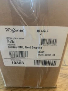 NEW Hoffman Sanitary HMI Fixed Coupling SFCSS FREE SHIPPING - Picture 1 of 4