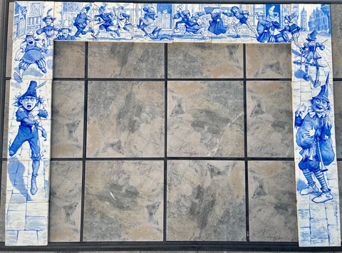 16 AB Frost English Minton Hollins Stoke On Trent Fireplace Tiles Tom Pipers Son Cover