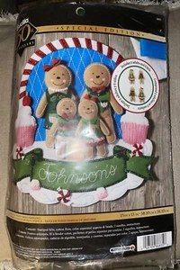 Bucilla Filz LEBKUCHEN FAMILIE WANDBEHANG Set - Bild 1 von 5