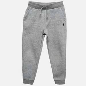 Polo Ralph Lauren Kids Grey Melange Knit Jogger Pants Size 7 Yrs - Picture 1 of 7