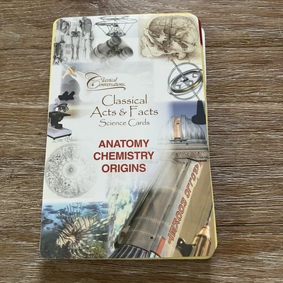 Classical Acts and Facts Science Cards Conversations Anatomy Chemistry Origins - Image 1 of 2