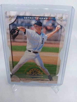 Leaf 1998 - Justin Thompson #56 06/20 Detroit Tigers Foto 1 de 2