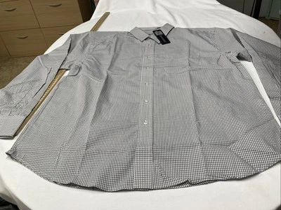 BLUE GENERATION Size XL Men’s Plaid Button-Down Long Sleeve Shirt, New With Tag - Image 1 of 4