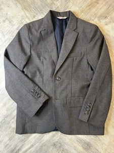 Cat & Jack™ Boys' 2-Button Suit Jacket Charcoal Gray Size 7 - Picture 1 of 4
