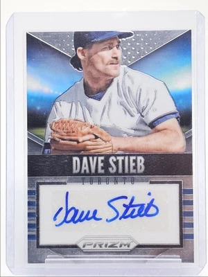 Dave Stieb 2014 Panini Prizm autógrafo béisbol Toronto automático Q5972 Foto 1 de 2