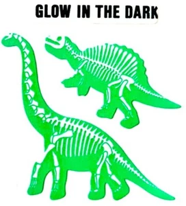 Sandylion Aufkleber **RAR** Glow in the Dark Dinosaurier Motiv *VINTAGE* - Bild 1 von 1