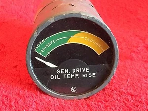 THE LEWIS ENG 2" OIL TEMPERATURE ELECTRICAL RESISTANCE INDICATOR P/N 147D2 - Imagen 1 de 7