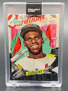 Topps Project 2020 #70 Bob Gibson by Tyson Beck Cardinals w/ Box - Picture 1 of 3