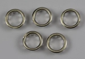 STEEL SILVER COLOUR Clock Grommets Dial Key Hole Collets 10mm Old Antique Clocks - Picture 1 of 2