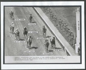 1963 - CHATEAUGAY at Kentucky Derby Finish Line - 10" x 8" - Picture 1 of 1