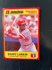 1991 Jimmy Dean Baseball #10 Barry Larkin - Cincinnati Reds - HOF - MT