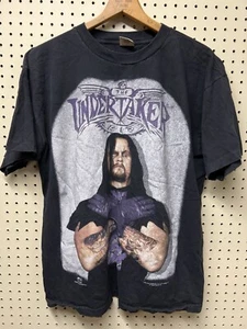 Camisa de colección 1996 The Undertaker WWF Tombstone talla XL Y2K desvanecida puntada única - Imagen 1 de 11