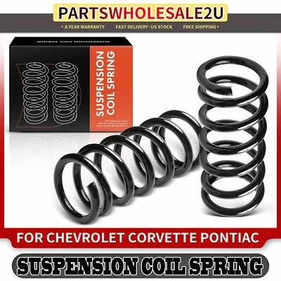 2x Muelles helicoidales delanteros izquierdo y derecho para Chevrolet Corvette Pontiac Grand LeMans Foto 1 de 4