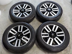 2023 Toyota 4 Runner 20x7" factory wheels 6x5.5 with 245/60R20 Yokohama tires - Picture 1 of 14