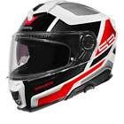 Schuberth S3 Daytona White Grey Red Full Face Helmet - New! Fast Shipping!