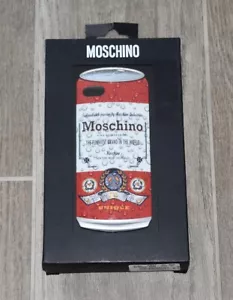 100% AUTHENTIC MOSCHINO DRINK CAN iPHONE 5/5S CASE BRAND NEW IN BOX RARE - Picture 1 of 4