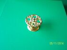 ANTIQUE STYLE VICTORIAN DRAWER KNOBS 1 1/4" DIA. SOLID BRASS