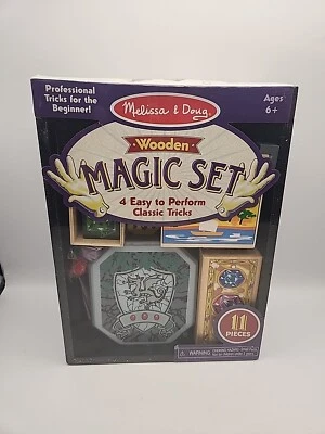 Melissa & Doug- Wooden Magic Set Brand (New In Box- Sealed)-Solid Wood - Image 1 of 4