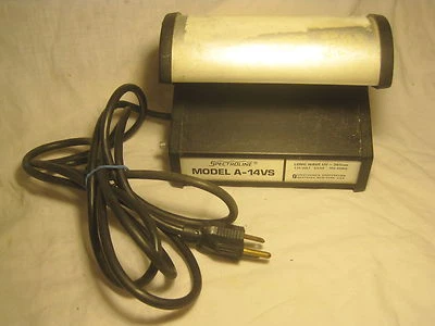 *No probado Spectroline A-14VS Long Wave UV lámpara eléctrica luz negra Foto 1 de 4