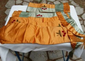 Vintage Henderson Ames Co Sash and Sleeves Cherry Costume Pieces - Picture 1 of 12