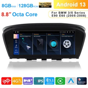 Android13 Stereo 128GB CarPlay für BMW E60 E61 E63 E64 E90 E91 E92 E93 Autoradio - Bild 1 von 11