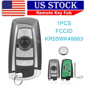 Remote Entry Car Key Fob For BMW 328i 650i X3 2009-2016 KR55WK49863 - Picture 1 of 8