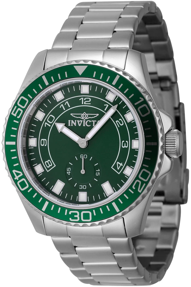 Orologio Invicta 47126 da Uomo Verde in Acciaio