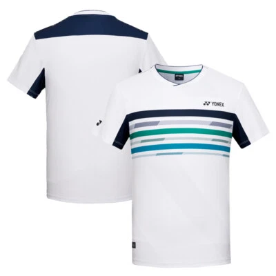 Camisetas de bádminton YONEX 24F/W para hombre ropa deportiva top entrenamiento blancas nuevas con etiquetas 243TS017M Foto 1 de 4