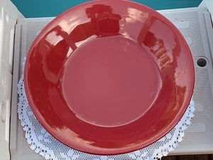Roseville;Workshop Gerald Henn Jewel ware Cranberry 13 1/2 Serving Bowl ;EUC! - Picture 1 of 5